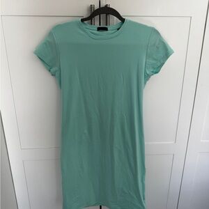 ATM Aqua T-Shirt Dress